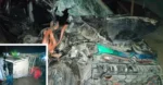 बरेली हाईवे पर भीषण हादसा, ट्रक ने आल्टो कार को कुचला, तीन की मौत
