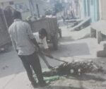 मानसून आने से पहले नगर पंचायत रामपुर में सफाई अभियान शुरू